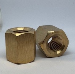 Bronze Møtrik NV36 H38 M 24 (25,- dkk ex moms/stk.) (1345 stk)